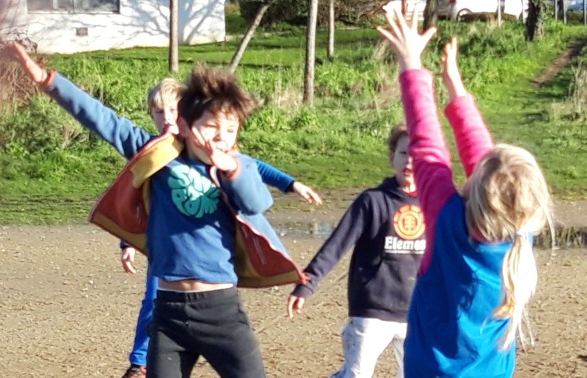 Rugby avec Nicolas, Charles et Maïwenn