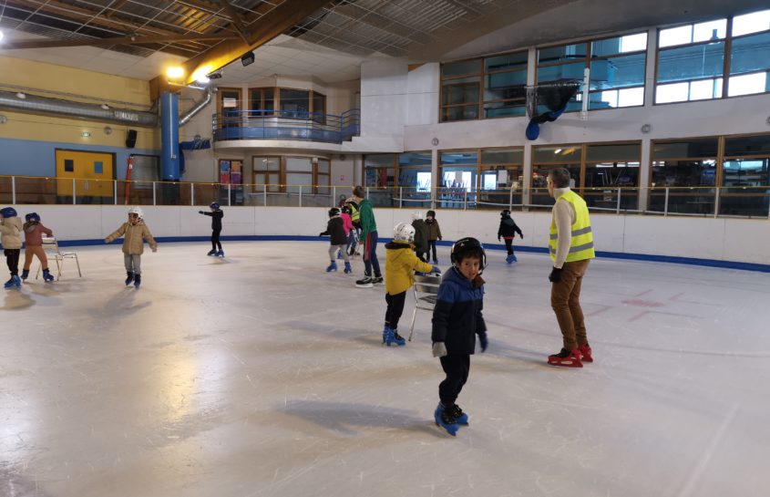 Les CP à la patinoire