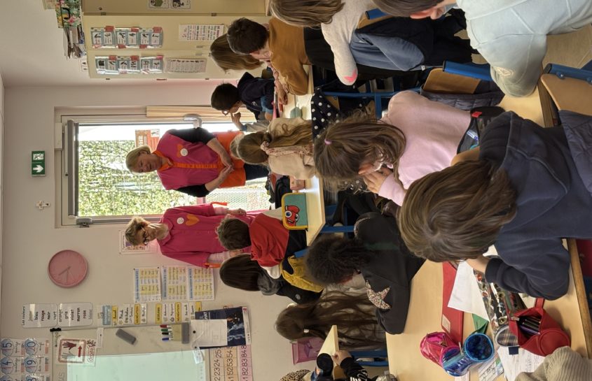 Intervention de l’association des Blouses Roses