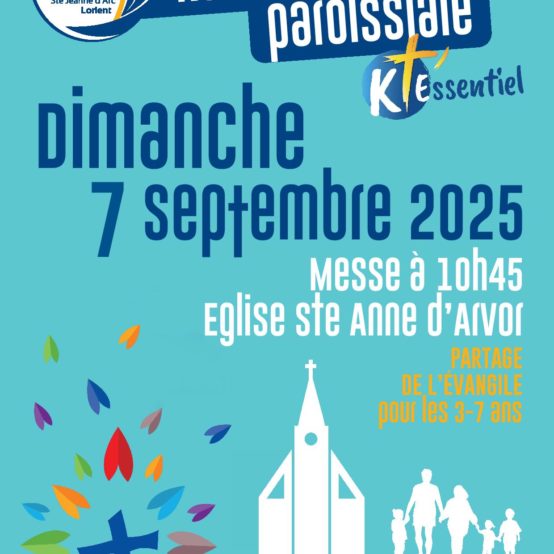 Messe de rentrée à l’église Sainte Anne d’Arvor et dates des KT’Essentiels