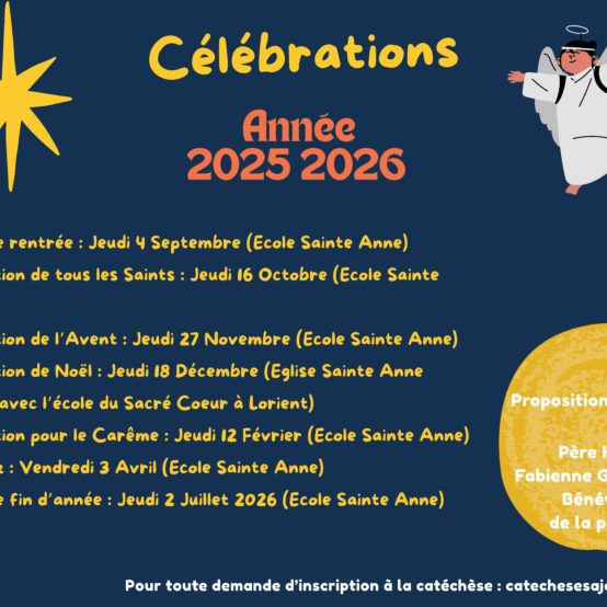 Célébrations de l’année 2025-2026