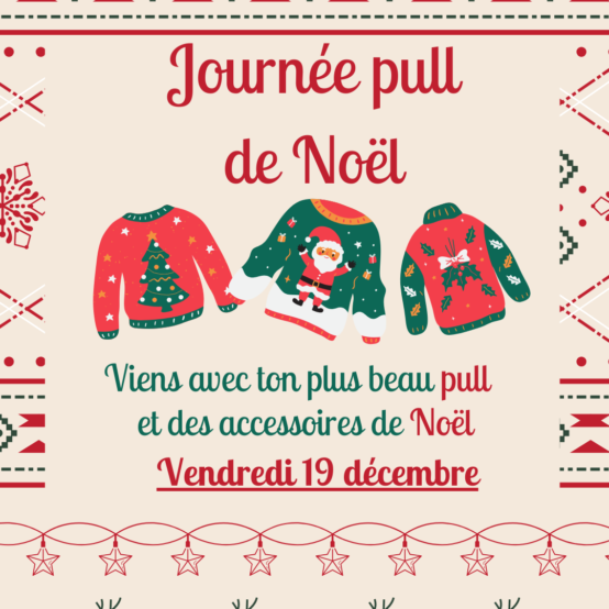Pull et accessoires de Noël