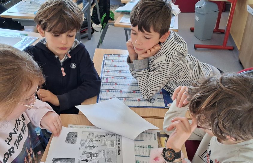 Les ateliers QLM en CE2 sur le temps