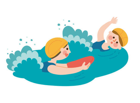 Séances de natation pour les CM1 et les CP/CE1