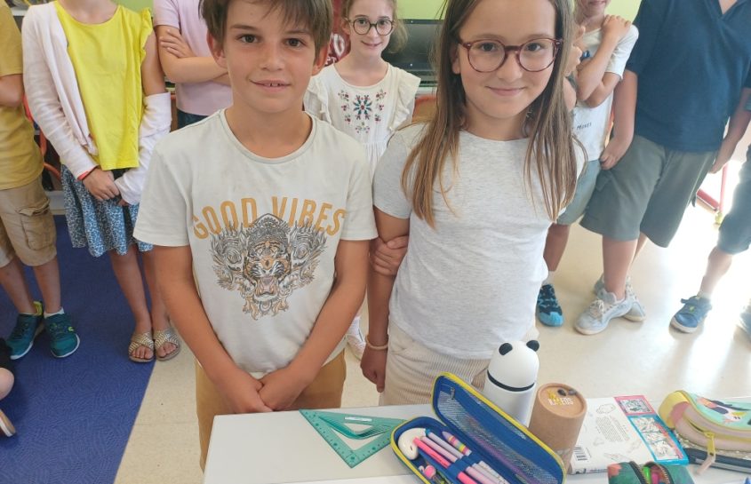 Les délégués de la classe de CM2
