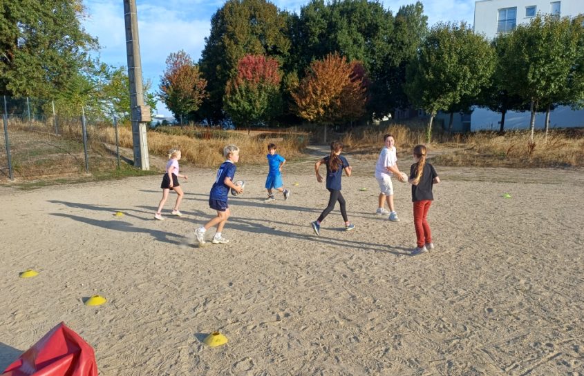 Les CM2 au rugby