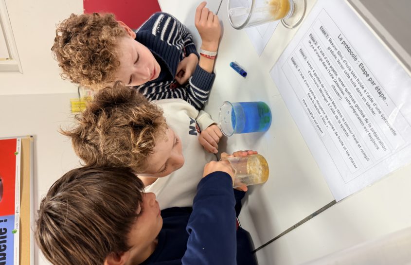 Atelier science au collège Saint Louis